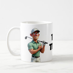 TEE TIME Golf Sporting Goods Novelty Office Coffee Mug