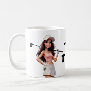 TEE TIME Golf Sporting Goods Novelty Office  Coffee Mug