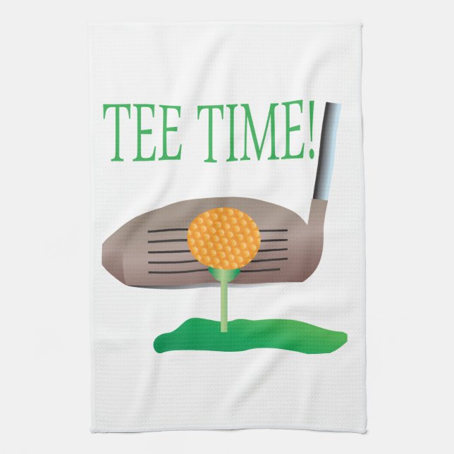 Tee Time Tea Towel (Vertical)