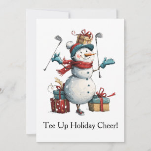 Tee Up Holiday Cheer! Card