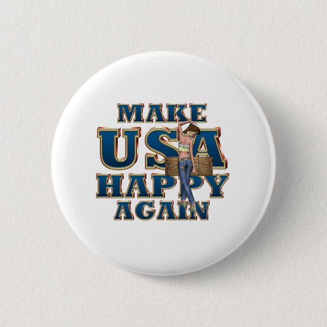 TEE USA Happy Buttons (Front)