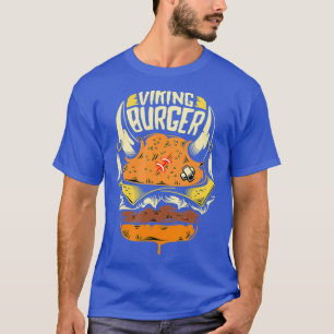Tee Viking Burger Nordic Food Junk Warrior Fries