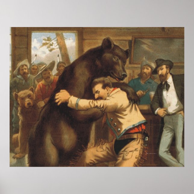 TEE Wild West Wrestling Poster (Front)