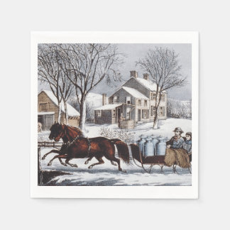 TEE Winter Ride Napkin