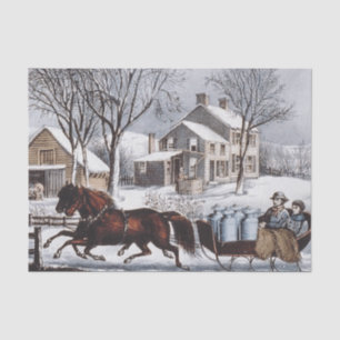 TEE Winter Ride Tissue Paper