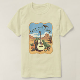 Tee with Sage City band design.