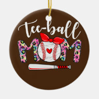 Teeball Mom Mother's Day Ball Mom Cute Trendy