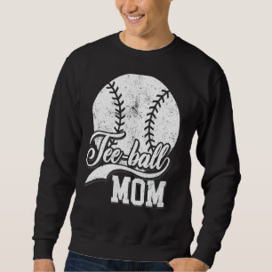 Teeball Mum Vintage Ball Mum Mother's Day For Mum Sweatshirt
