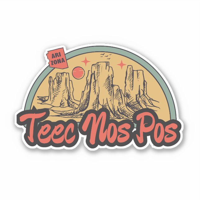 Teec Nos Pos, Arizona  Sticker (Front)