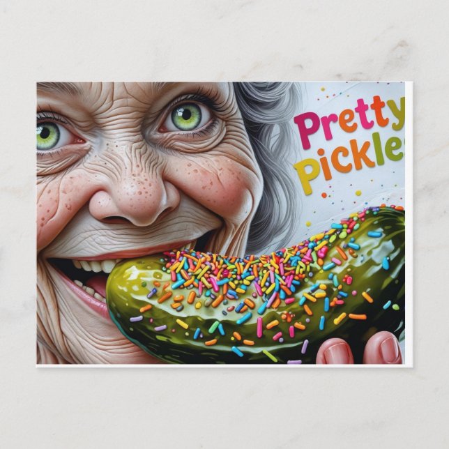 Teecats Pretty Pickles  Postcard (Front)