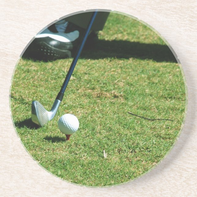 Teeing Off Coaster (Front)
