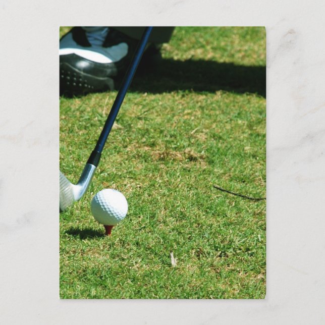 Teeing Off Postcard (Front)
