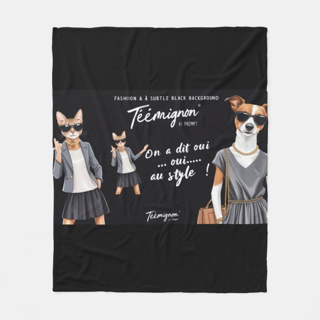 TEEMIGNON FLEECE BLANKET (Front)