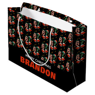 Teen 6 7 Meme Holiday Name Large Gift Bag