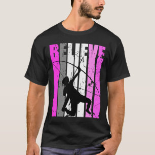 Teen Believe Archery Archer Pink Bow Arrow Cute Co T-Shirt
