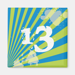 Teen Birthday Party Favour Magnet