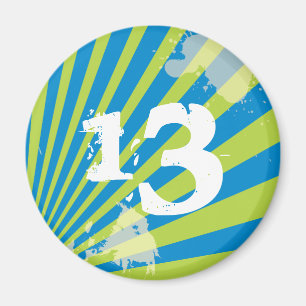 Teen Birthday Party Favour Magnet