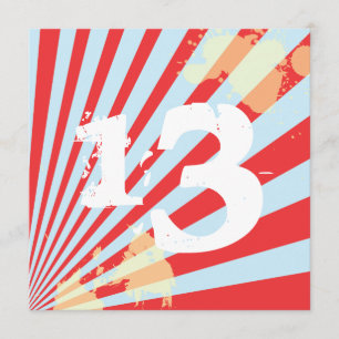 Teen Birthday Party Invitation   Boy