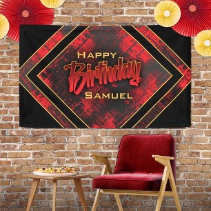 Teen Boy Birthday Banner