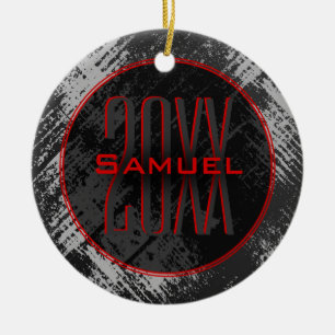 Teen Boy Ceramic Tree Decoration