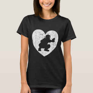 Teen Boys Baseball Catcher Youth Kids Baseball Pla T-Shirt