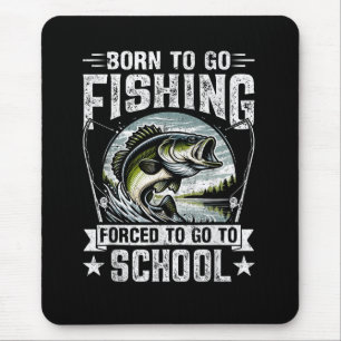 Teen Boys Fishing Forced to Go to School Mouse Mat