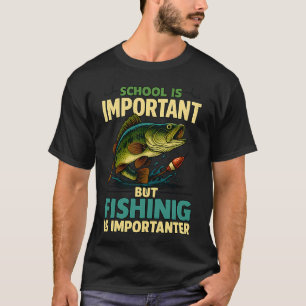 Teen Boys Fishing Shirt Forced to Go to School Bas