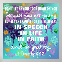 Teen Christian Purity bible verse