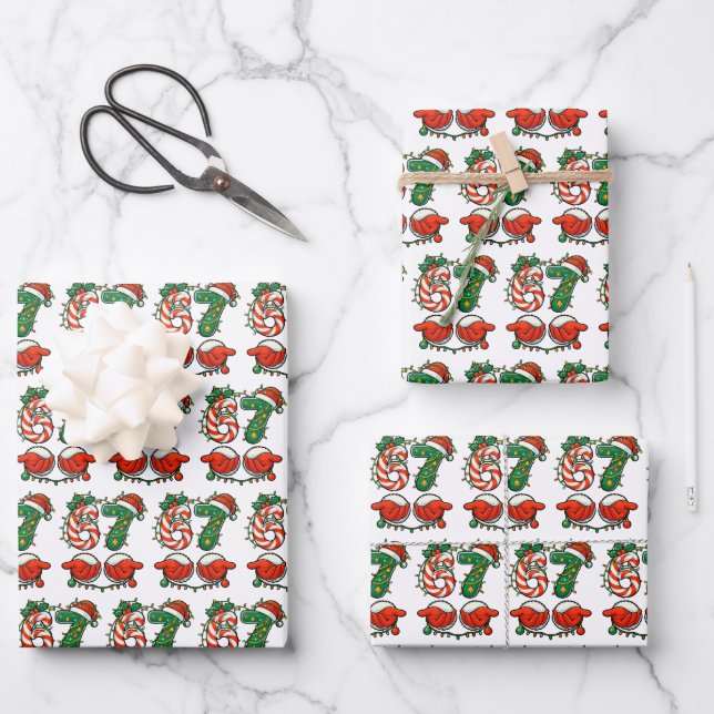 Teen Christmas Meme Christmas Wrapping Paper Sheet (Front)