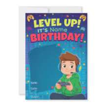 Teen Gamer Boy Video Game Player Birthday