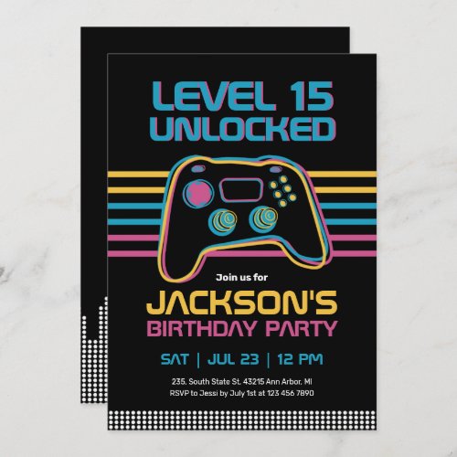 Gaming party teens