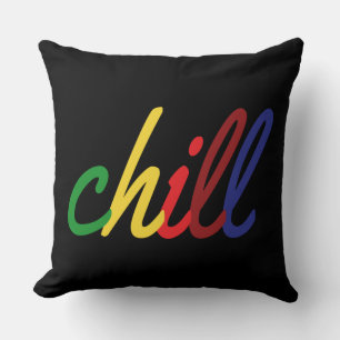 Teen Girl Chill Retro Colours Cushion