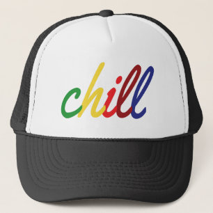Teen Girl Chill Retro Colours Trucker Hat
