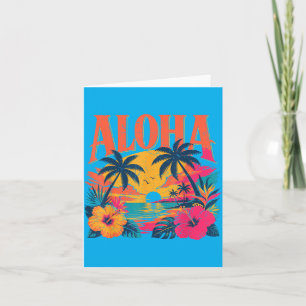 Teen Girl Hawaiian T Shirts Women Aloha Hawaii Card