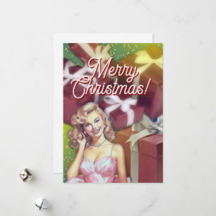 Teen Girl  Holiday Card