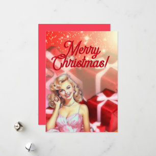 Teen Girl  Holiday Card