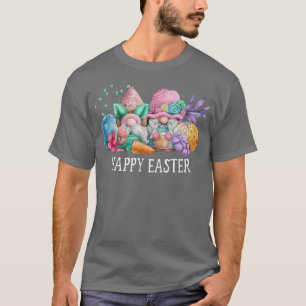 Teen Kids Happy Easter Outfit Eggs Easter Bunny Ea T-Shirt