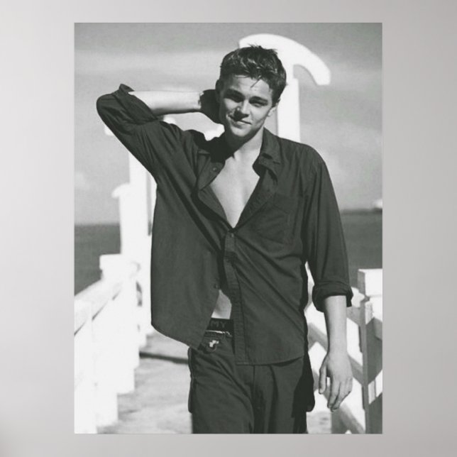 Teen Leonardo Di Caprio Poster (Front)