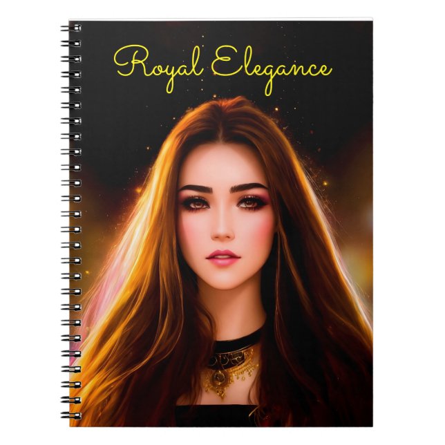 Teen Modern Colour Royal Choker Stylish Magic Notebook (Front)