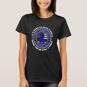 Teen Pregnancy Prevention Awareness American flag T-Shirt
