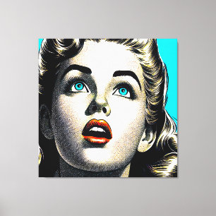 Teen Romance Canvas Print