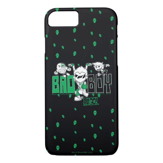 Teen Titans Go! | "Bad Boy" Robin, Cyborg, & BB Case-Mate iPhone Case (Back)
