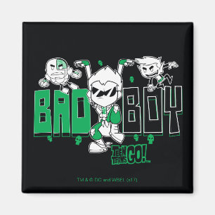 Teen Titans Go!   "Bad Boy" Robin, Cyborg, & BB Magnet