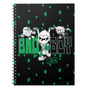 Teen Titans Go!   "Bad Boy" Robin, Cyborg, & BB Notebook
