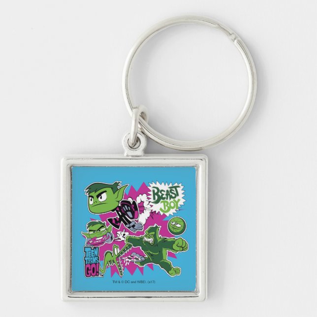 Teen Titans Go! | Beast Boy Shapeshifts Key Ring (Front)