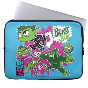 Teen Titans Go! Beast Boy Shapeshifts Laptop Sleeve