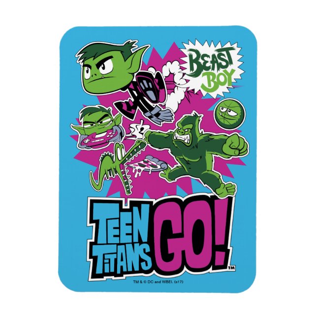 Teen Titans Go! | Beast Boy Shapeshifts Magnet (Vertical)