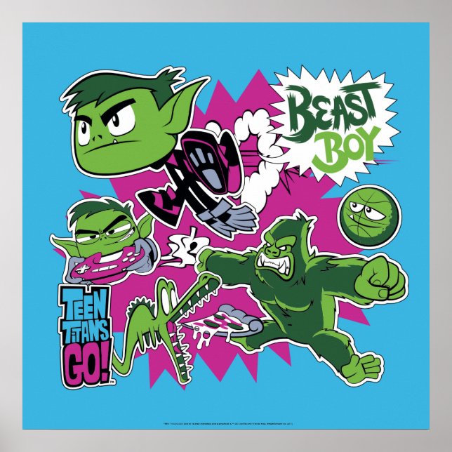 Teen Titans Go! | Beast Boy Shapeshifts Poster (Front)