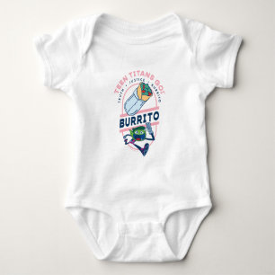 Teen Titans Go! Beast Boy "Truth Justice Burrito" Baby Bodysuit