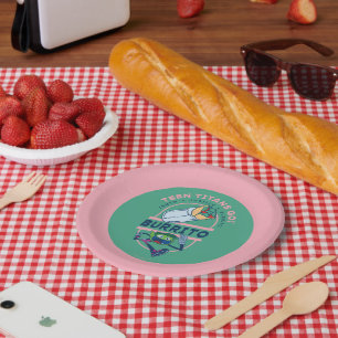Teen Titans Go! Beast Boy "Truth Justice Burrito" Paper Plate